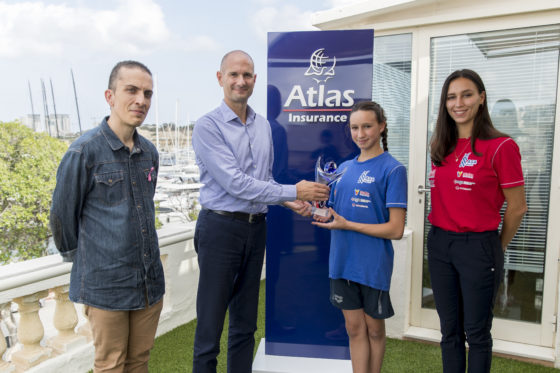 Zea Montfort has been awarded the Atlas Youth Athlete of the month Award for the month of September