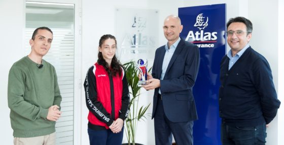 Lijana Sultana wins the Atlas Youth Athlete of the Month Award for October