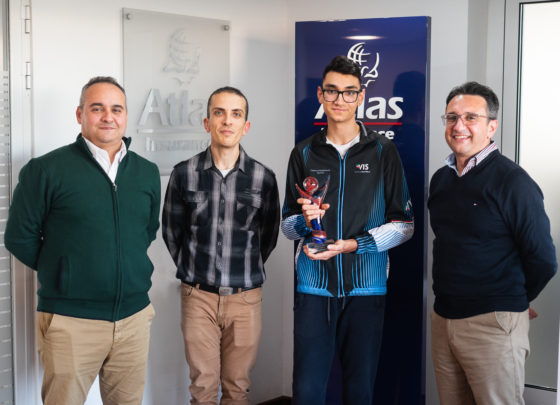 Nicholas Muscat wins the Atlas Youth Athlete of the Month Award for November
